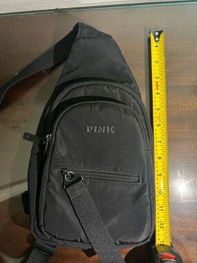 Pink Mini Backpack in Black